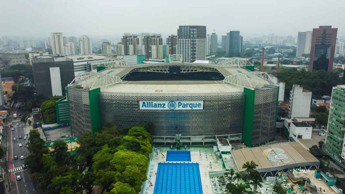 Fachada do Allianz Parque          