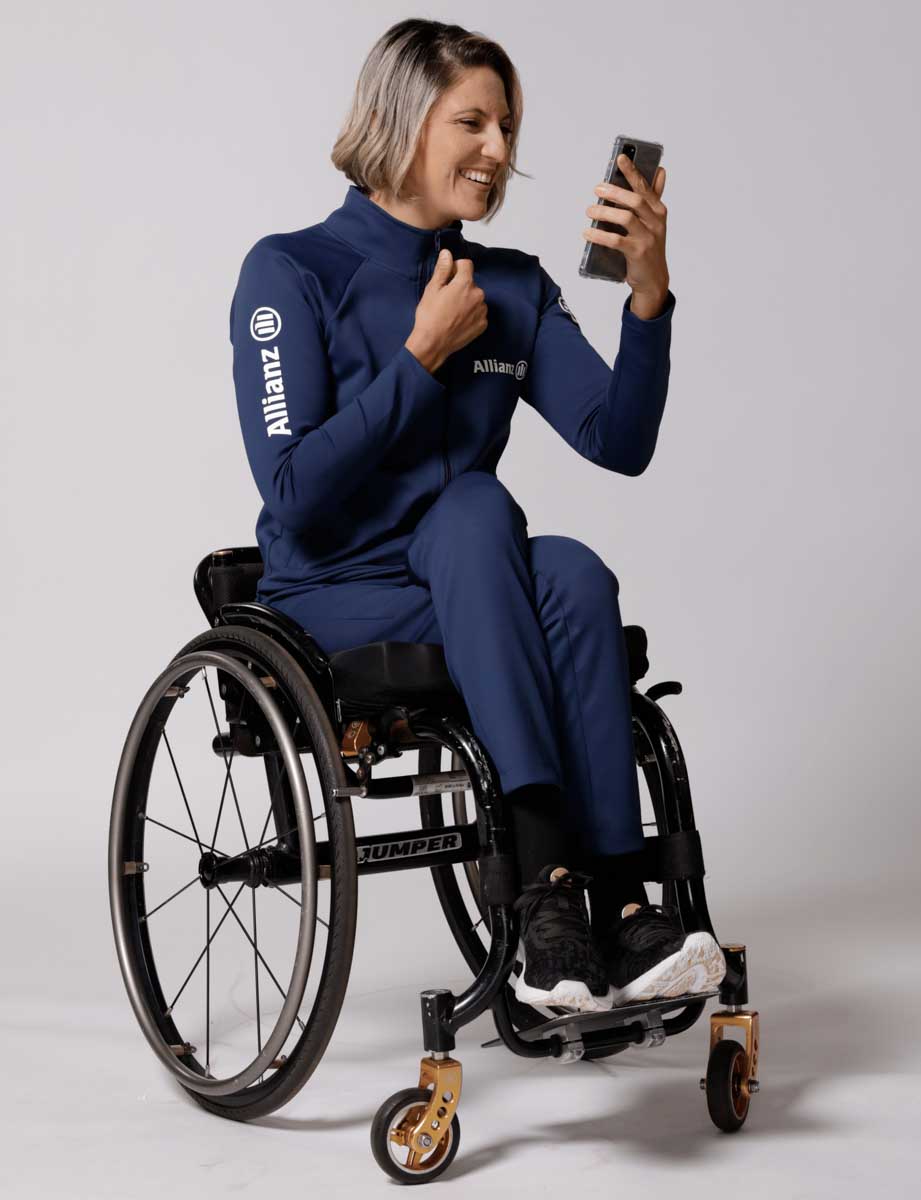 Foto de Jessica Messali atleta das paralímpiadas       