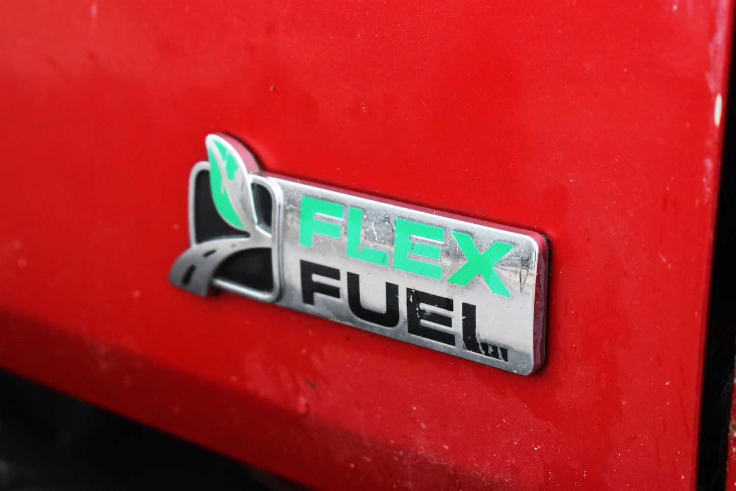 Close-up de carro flex