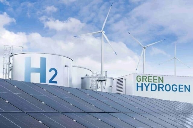 Fábrica de hidrogênio com conceito de armazenamento de energia