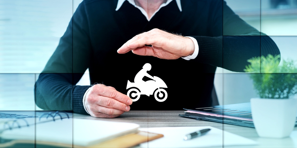 Imagem ilustrativa representando o seguro de moto
