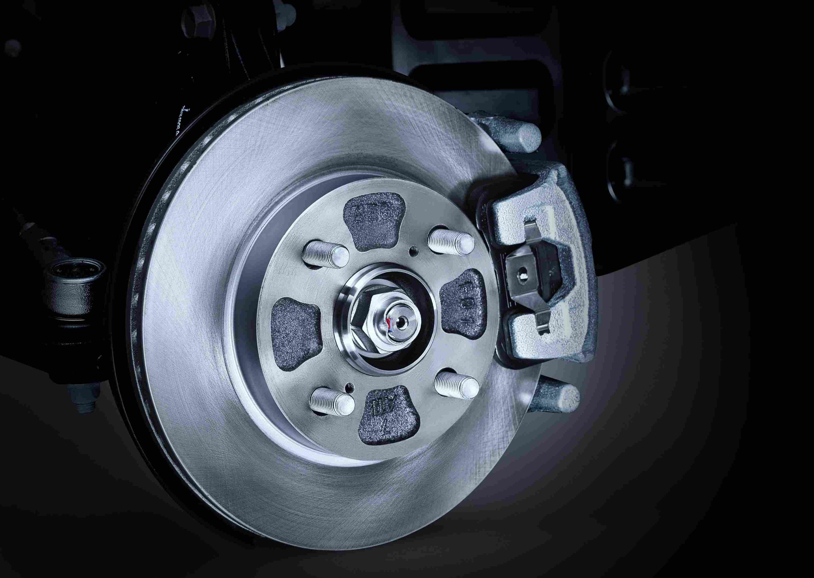 Freio a disco de um carro