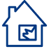 Ícone de Casa representando Aviso e acompanhamento de Sinistro da Allianz