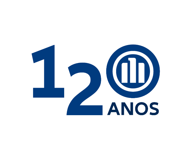 Logo dos 120 anos Allianz