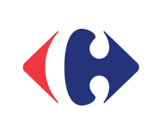 Logo da empresa Carrefour que faz parte do clube de descontos Allianz