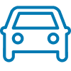 ícone de um carro, representando o Seguro Allianz Auto