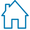 Ícone de uma casa, representando o seguro residencial Allianz