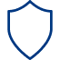 Ícone de escudo representando o nível de proteção total do seguro de obras civis da Allianz