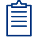 Ícone de Prancheta representando Despesas com recomposiçaão de documentos da Allianz