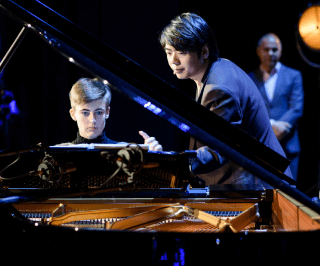 Imagem de uma apresentação de piano 