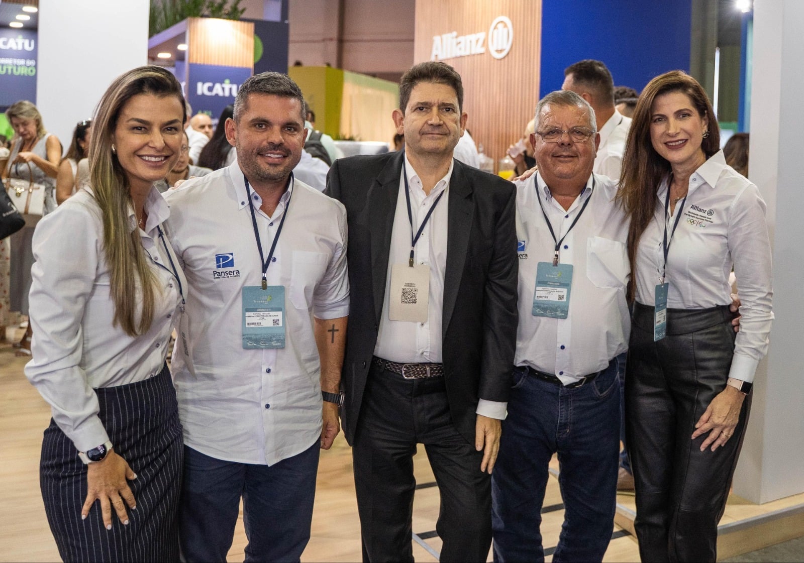 Foto de funcionários da Allianz em evento da Brasesul 2025