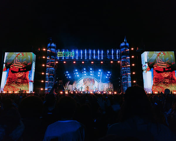 Allianz no Coala Festival 2026 promovendo música brasileira e ações de marca