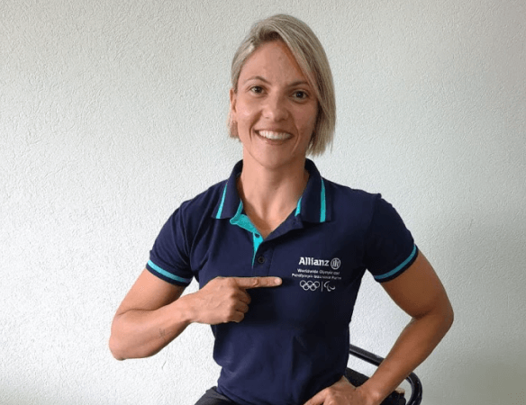 Imagem de Jéssica Messali, atleta paraolímpica de Paratriathlon