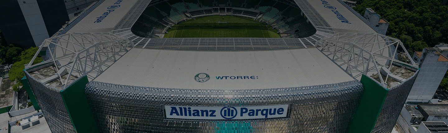 Imagem do Allianz Parque durante o dia